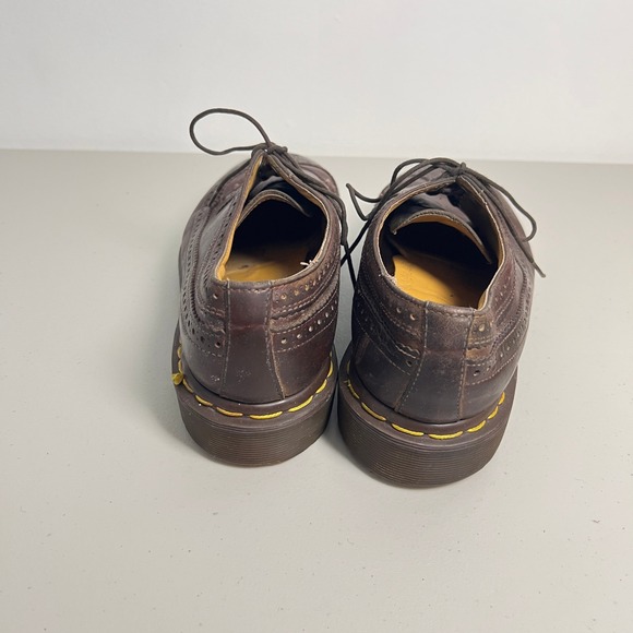 Dr Martens England 3989/59 Brown Leather Brogue Oxford Shoes Men's 7 - Picture 5 of 10
